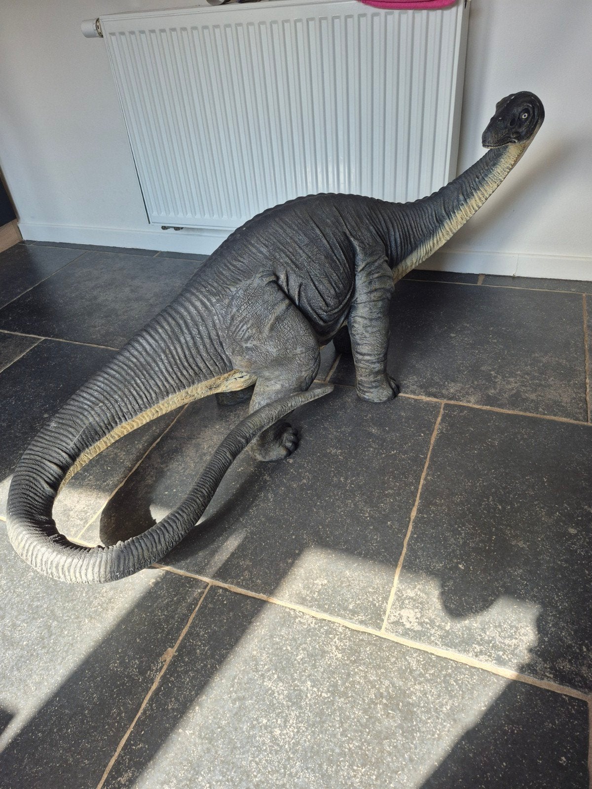 Prachtig Grote Dinosaurus 130cm, Ophalen of Verzenden