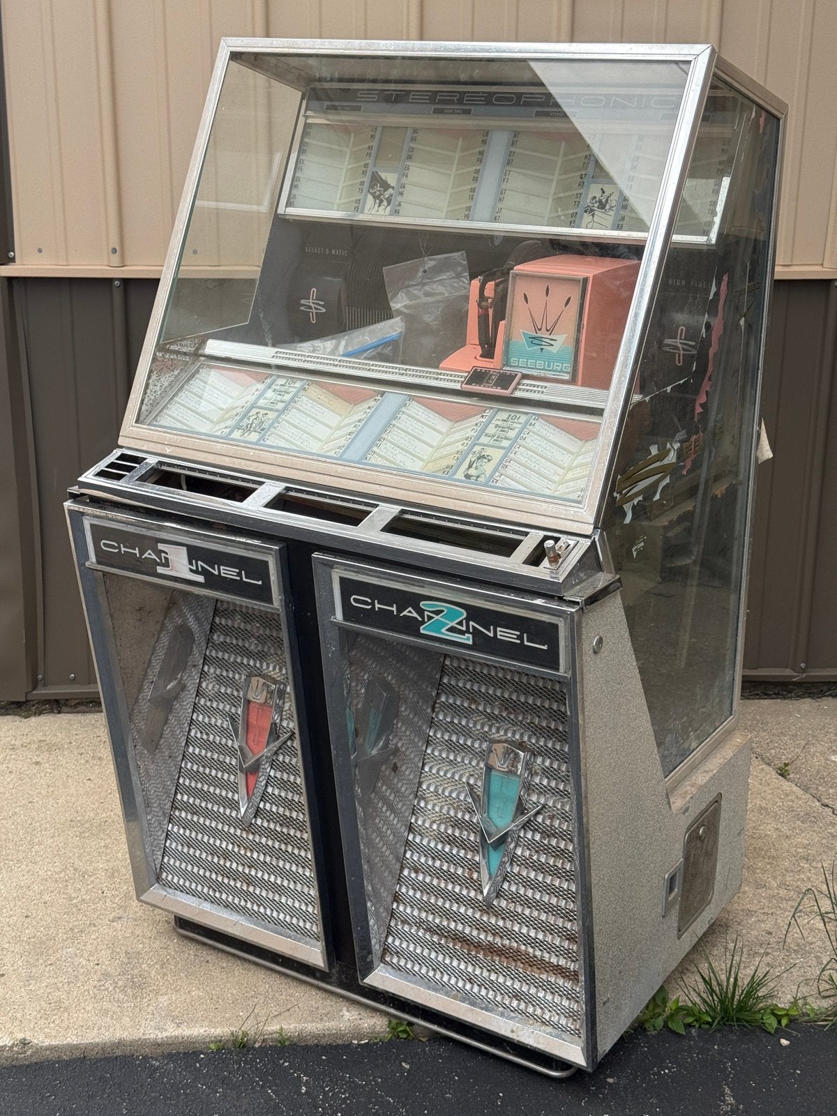 OFFRE DE PRÉVENTE : juke-box stéréo SEEBURG modèle 222, Collections, Machines | Jukebox, Enlèvement, Comme neuf