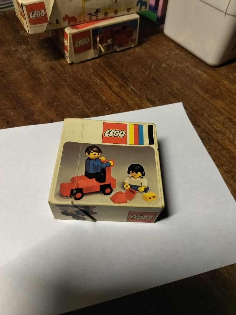 lego 212 scooter 1976 met doos, Kinderen en Baby's, Ophalen of Verzenden, Lego