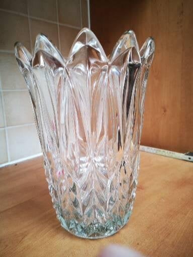 Glazen vaas 25cm, Huis en Inrichting, Woonaccessoires | Vazen, Ophalen of Verzenden
