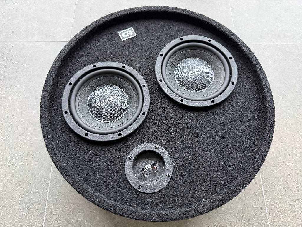Subwoofer Gladen Audio RS 08 Dual (pour voiture), Enlèvement, Comme neuf