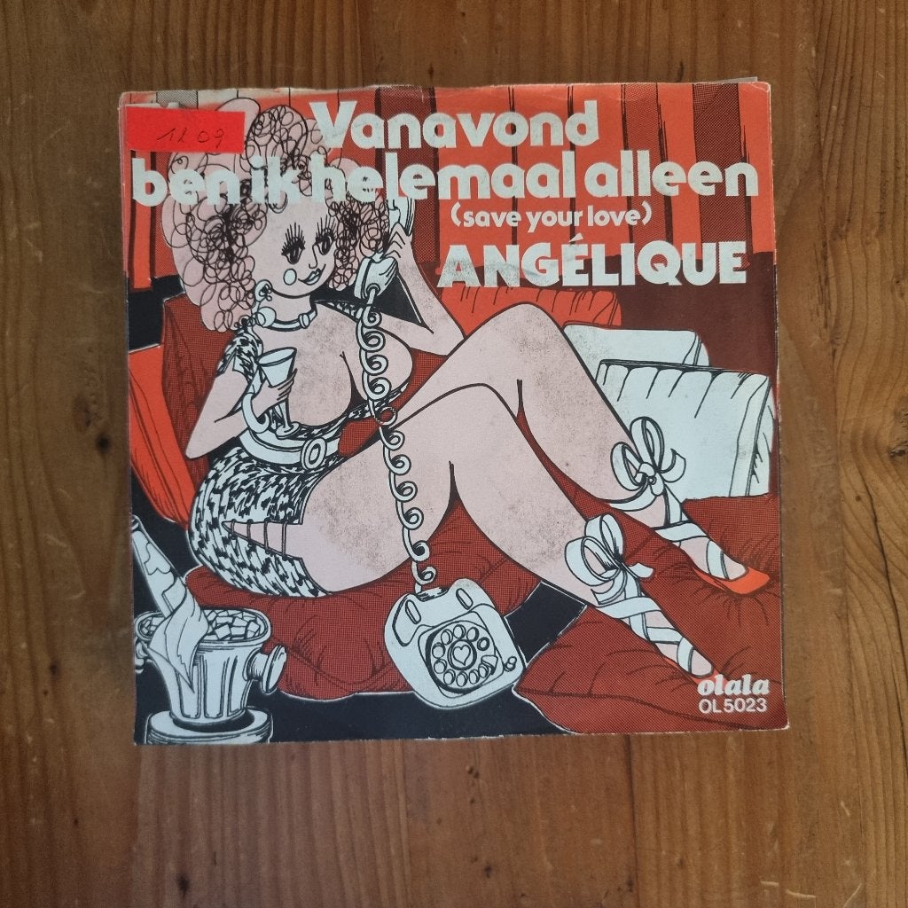 7" Angelique – Vanavond Ben Ik Helemaal Alleen, CD & DVD, Vinyles Singles, Enlèvement ou Envoi, Utilisé, 7 inch, En néerlandais