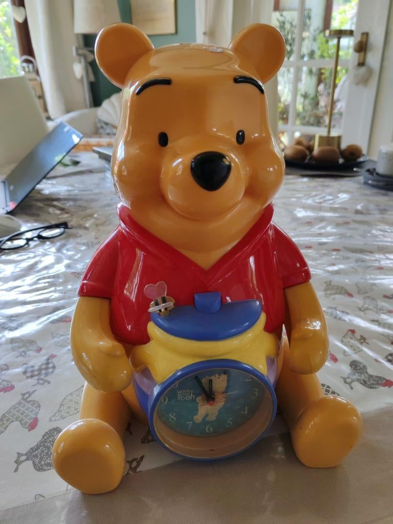 Winnie the Pooh spaarpot, Verzamelen, Spaarpotten, Ophalen, Gebruikt, Kunststof, Strip- of Tekenfilmfiguur