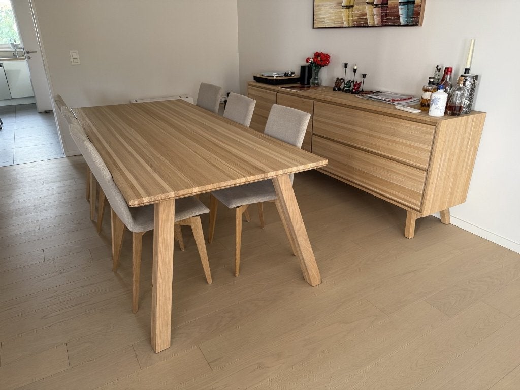 prachtige recente eetkamer, Huis en Inrichting, Complete eetkamers, Ophalen, Zo goed als nieuw, Modern
