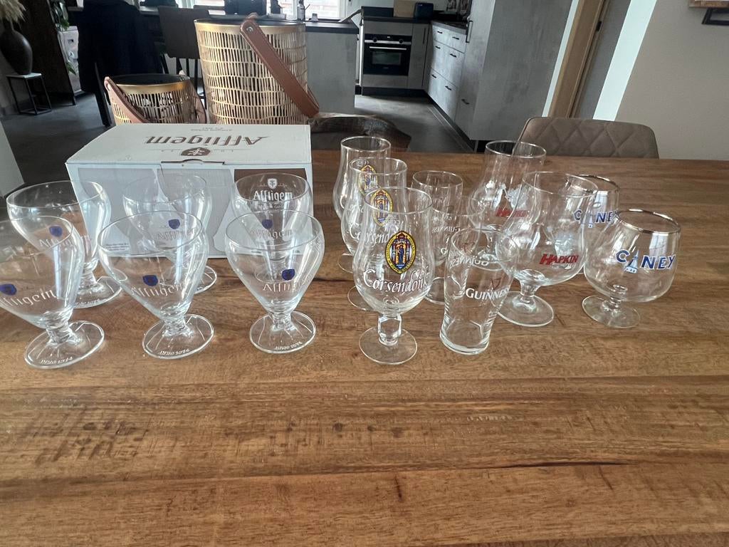 Bier glazen, Collections, Enlèvement, Comme neuf