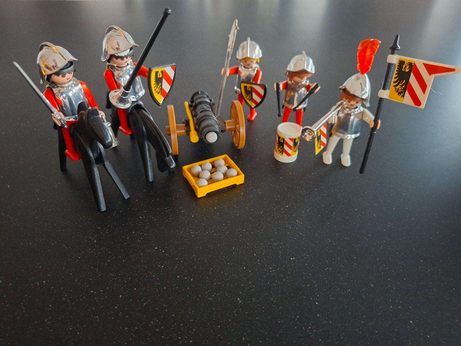 Playmobil ridders middeleeuwen, Kinderen en Baby's, Complete set, Ophalen of Verzenden, Zo goed als nieuw, Kasteel/Fort
