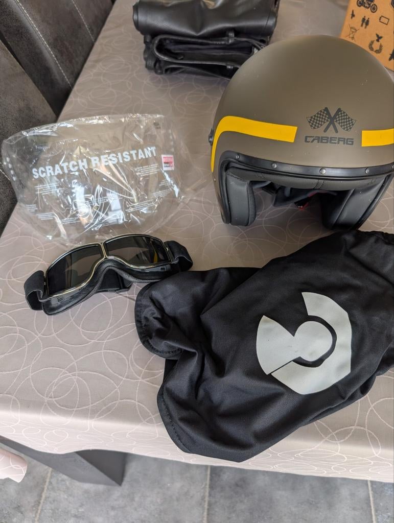 Jet helm Caberg freeride formula. De, Motoren, Kleding | Motorhelmen, Ophalen of Verzenden, S, Caberg