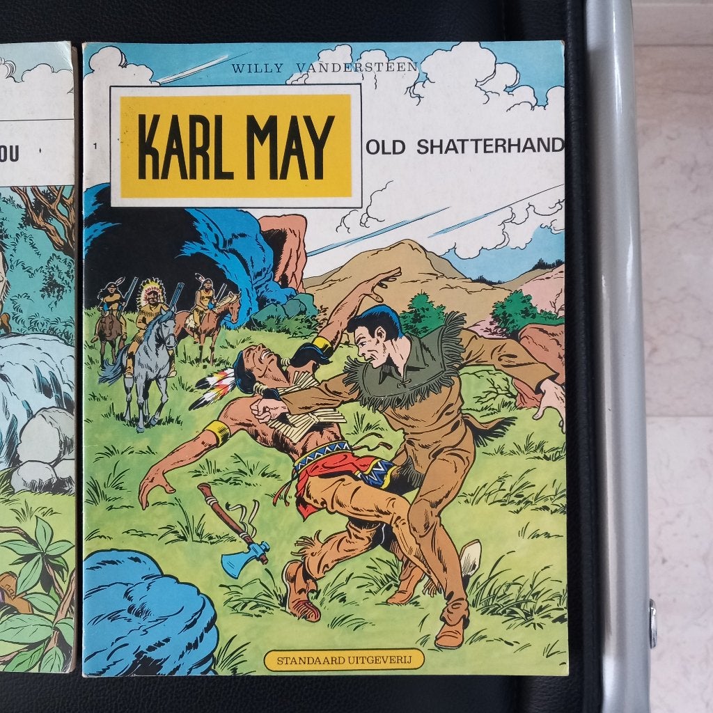Karl May strips, deel 1 en 2, Boeken, Willy vandersteen, Meerdere stripboeken, Ophalen, Gelezen