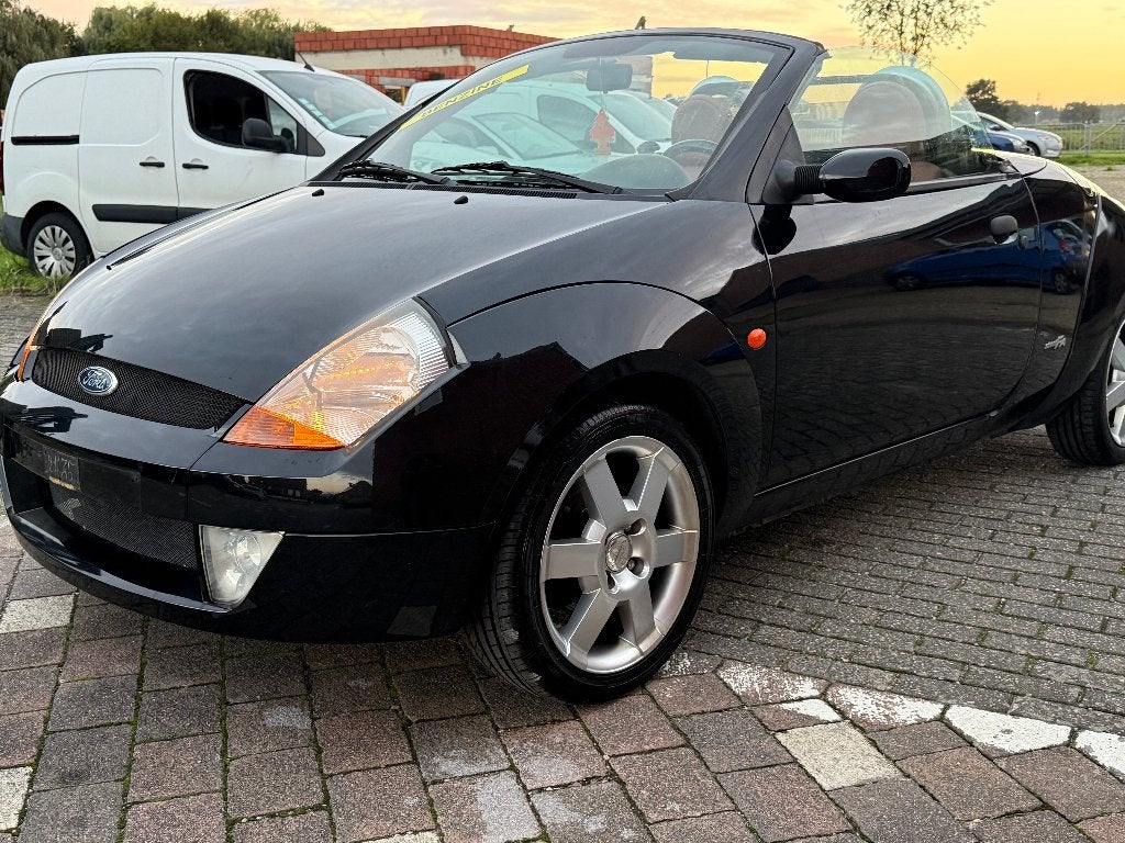 Ford Ka 1.6b Cabrio gekeurd vvk, Auto's, Voorwielaandrijving, Dealer onderhouden, Beige, 4 cilinders