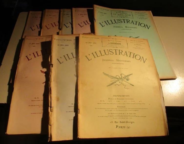 8 vieux magazines français - Illustration - 1929, Enlèvement ou Envoi, Utilisé