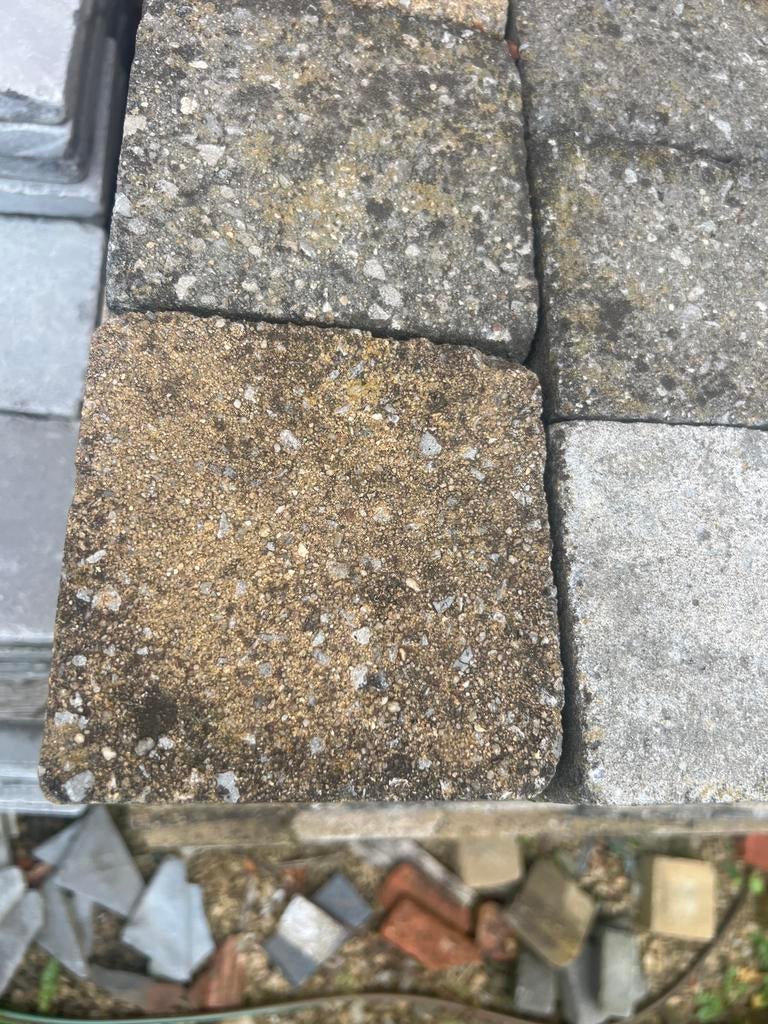 Stenen voor een terras/pad aan te leggen, Enlèvement, Utilisé, 5 à 10 m², Autres matériaux