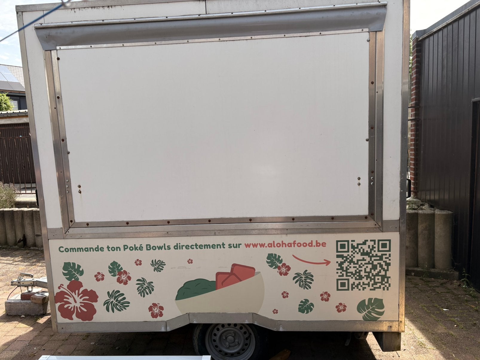 Remorque Food truck, Enlèvement