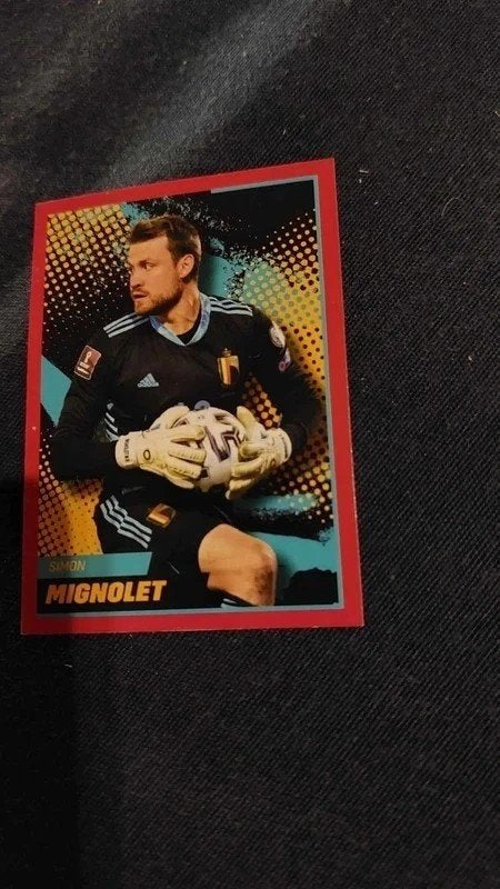 Panini / Sticker / Simon Mignolet / Rode Duivels, Verzamelen, Ophalen of Verzenden, Nieuw, Poster, Plaatje of Sticker