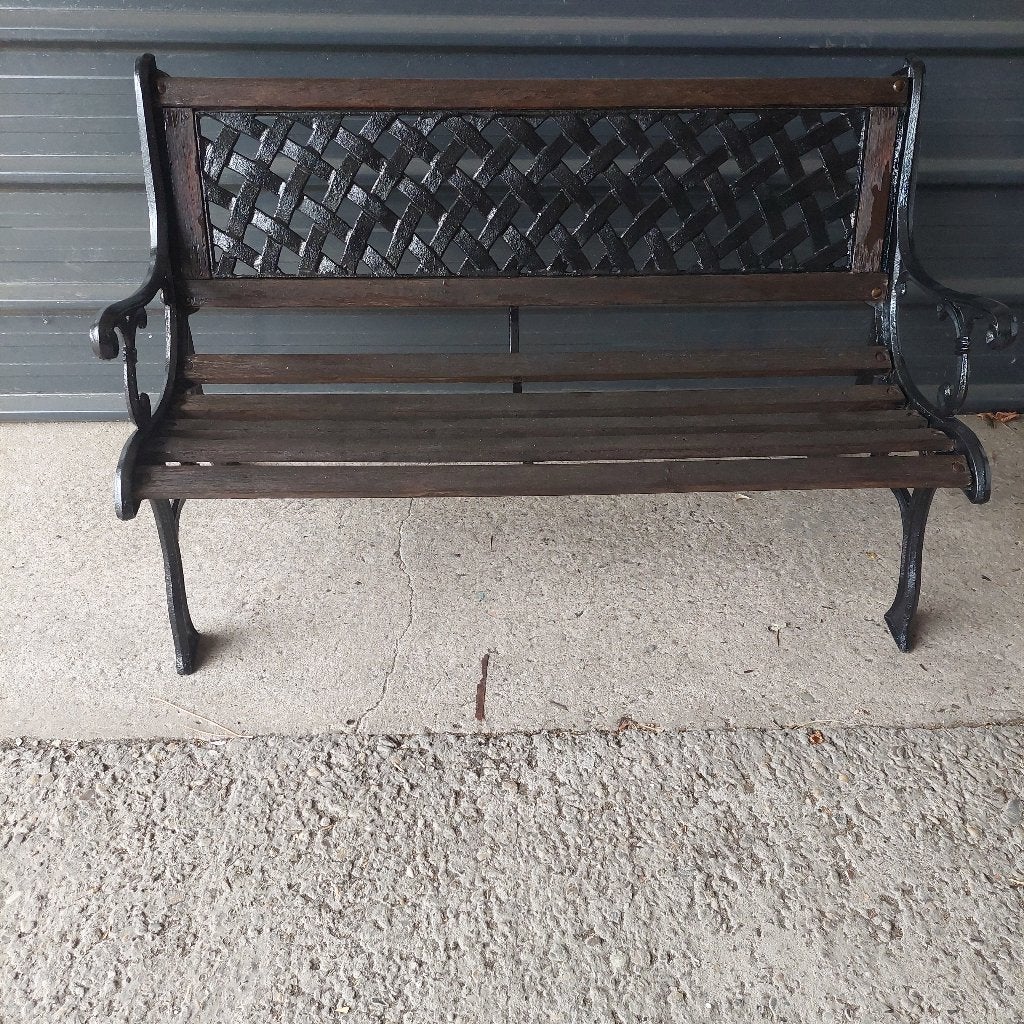 Tuinbank, Tuin en Terras, Ophalen, Gebruikt, Metaal