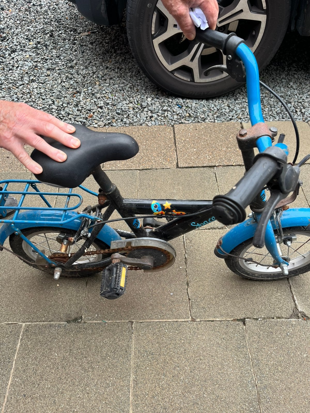 Klein kindefietsje, Fietsen en Brommers, Ophalen, Gebruikt