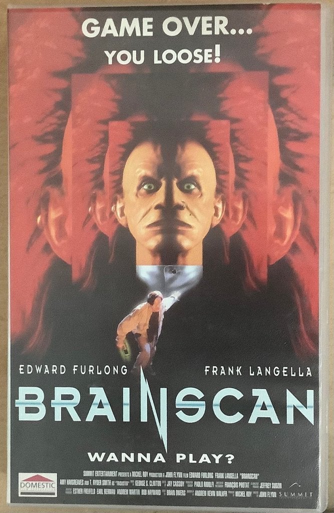 Brainscan (1994) VHS-Video Zeldzaam !, CD & DVD, VHS | Film, Sous-titré en néerlandais, Enlèvement ou Envoi, Anglais, Horreur