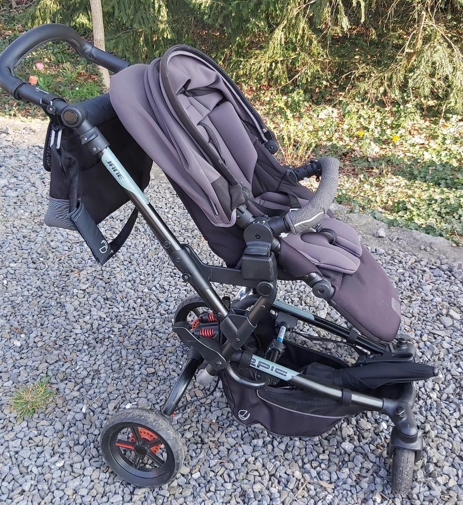 Poussette complète avec accessoires, Autres marques, Avec nacelle, Enlèvement, Utilisé