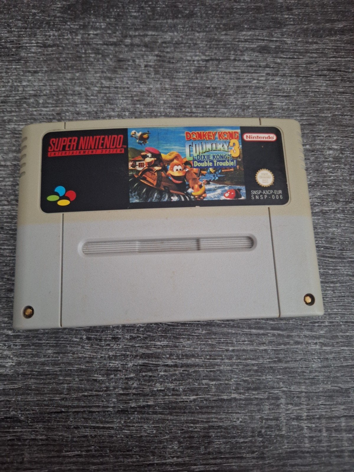 Donkey kong country 3 snes cart, Enlèvement