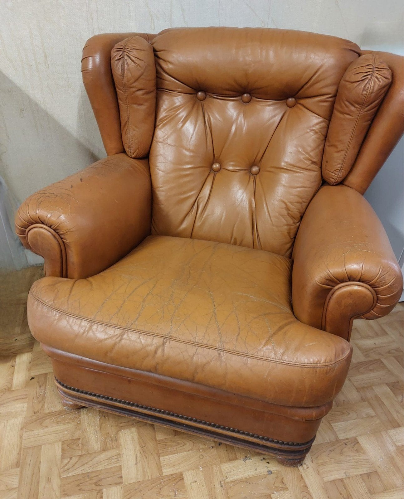 Fauteuil cuir véritable, Enlèvement, Cuir