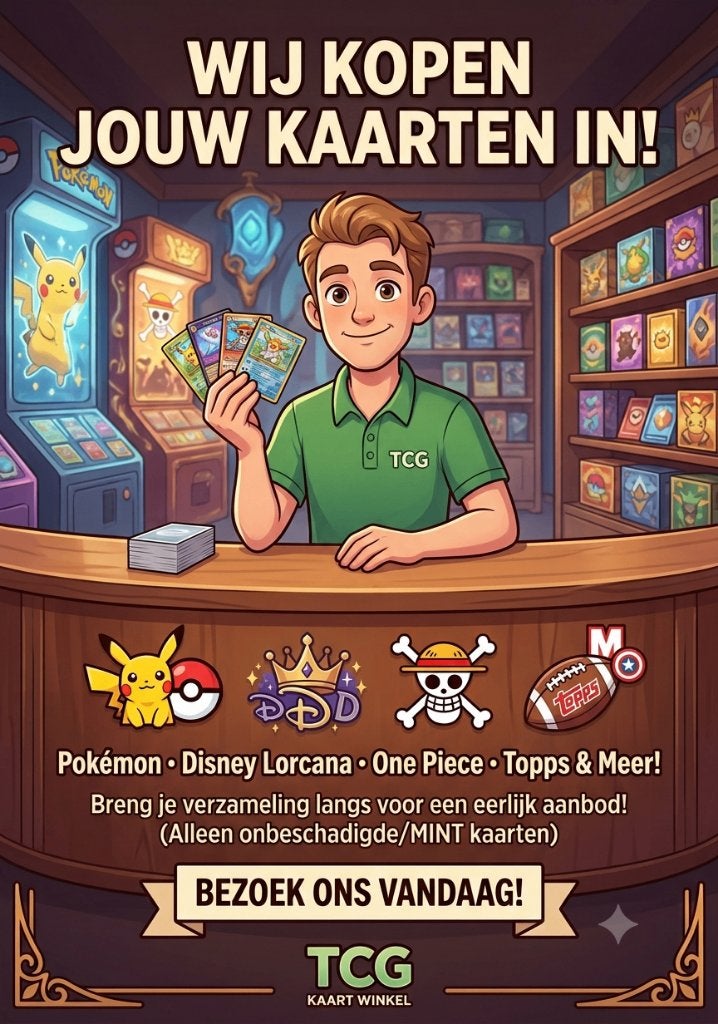 WIJ KOPEN JOUW POKÉMON KAARTEN!  Direct Geld, Ophalen of Verzenden, Nieuw, Booster