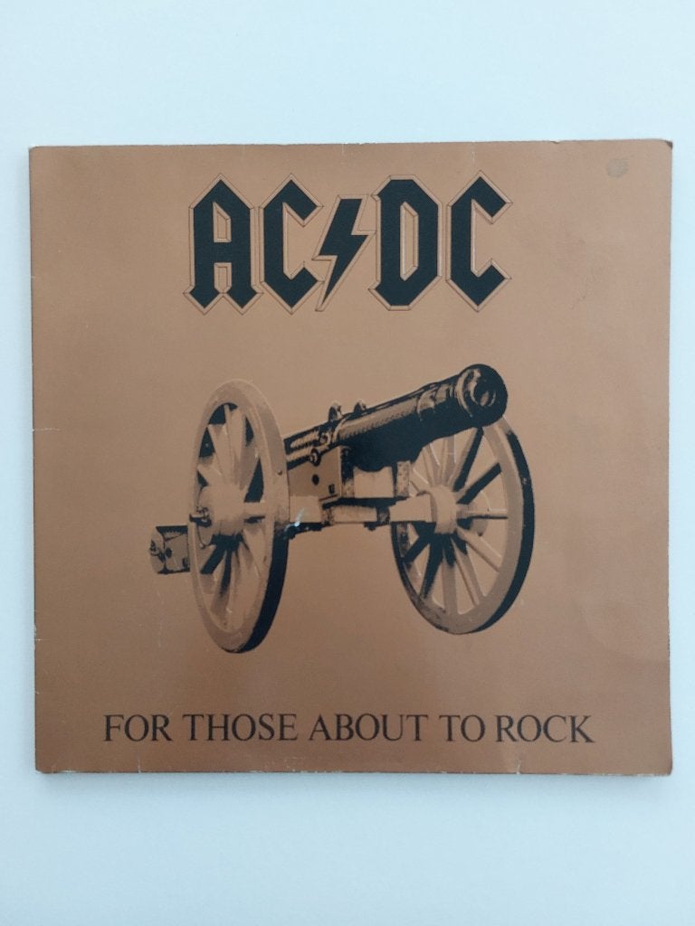 AC/DC - For Thos About To Rock, LP, Gebruikt, Hard Rock, Gatefold hoes