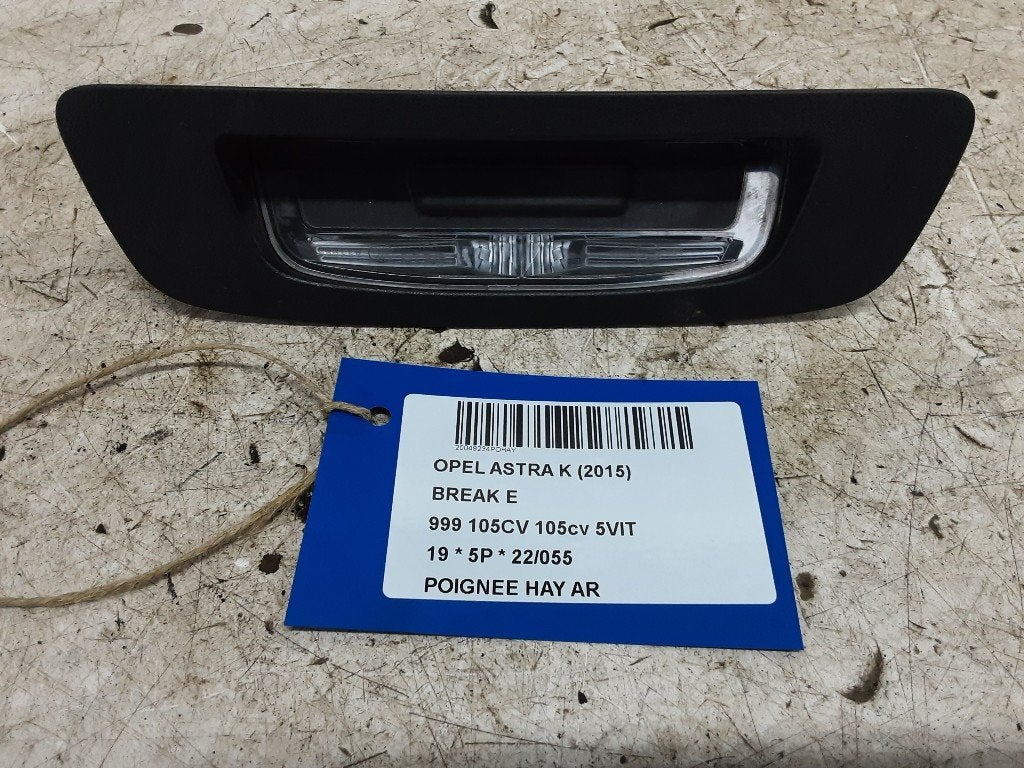 POIGNEE COFFRE / HAYON ARRIERE Opel Astra K Sports Tourer, Utilisé, Opel