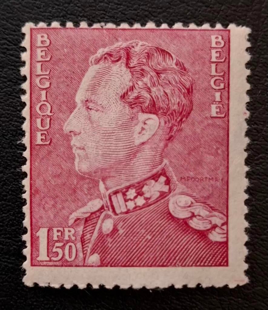 België: OBP 429 ** Poortman 1936., Koninklijk huis, Orginele gom, Ophalen of Verzenden, Zonder stempel