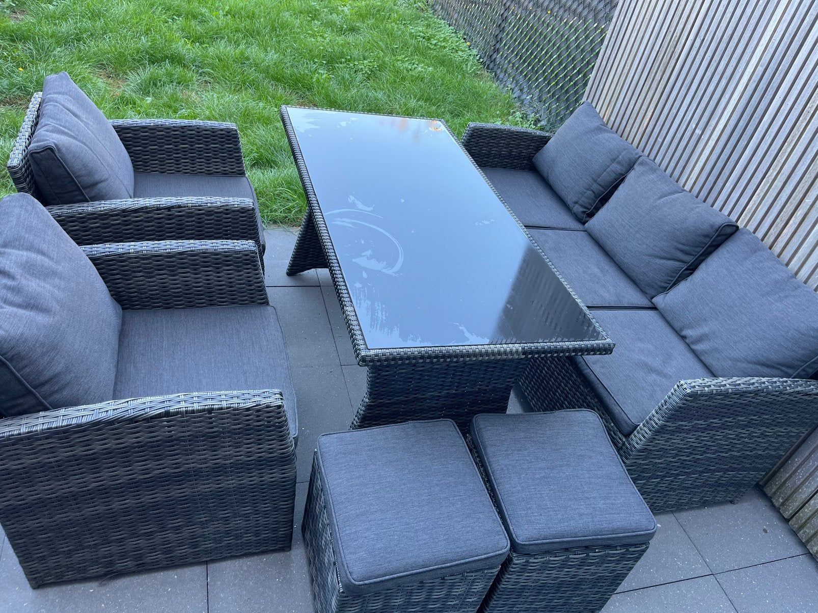 Tuinset, Ophalen, Gebruikt, 5 zitplaatsen, Tuinset
