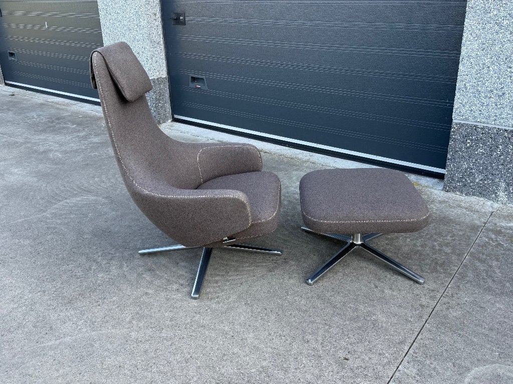 Vitra Repos & Ottoman, Enlèvement ou Envoi, 50 à 75 cm, Métal, Neuf