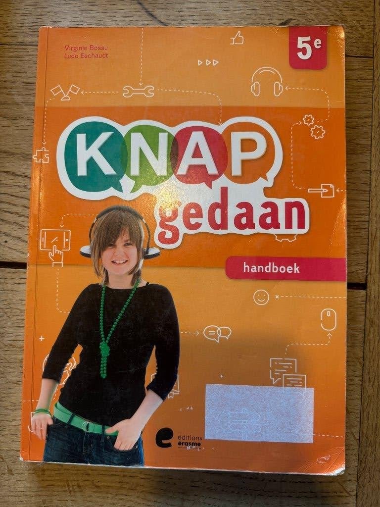 Knap gedaan 5 eme, Livres, Néerlandais, Érasme, Enlèvement, Utilisé