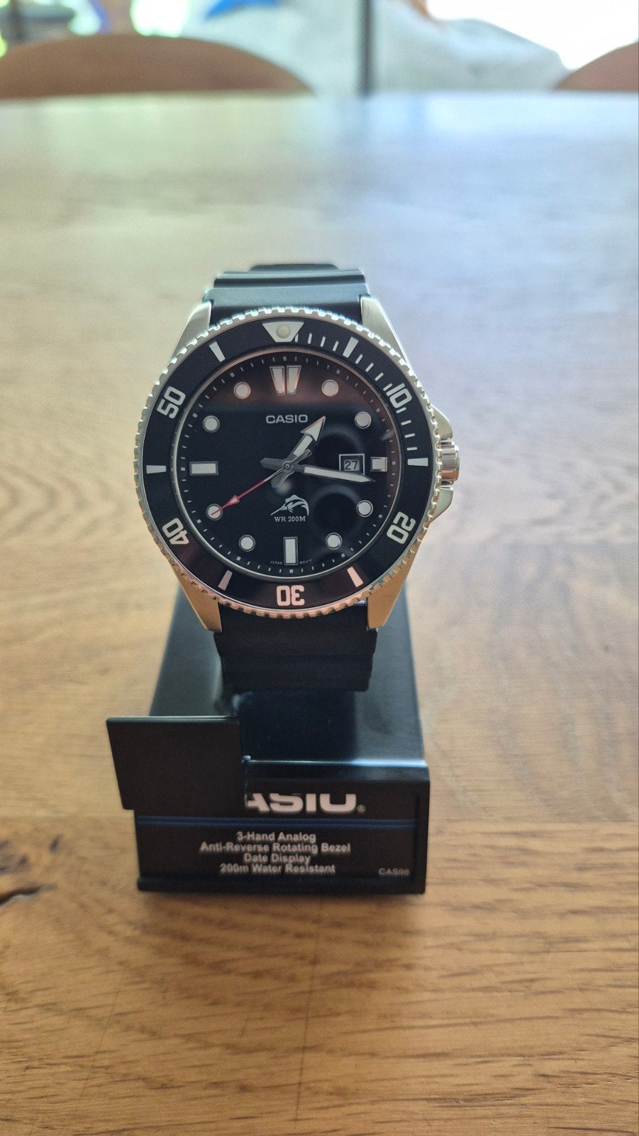 Casio Duro MDV106 "Merlin", Ophalen, Casio, Zwart, Zo goed als nieuw