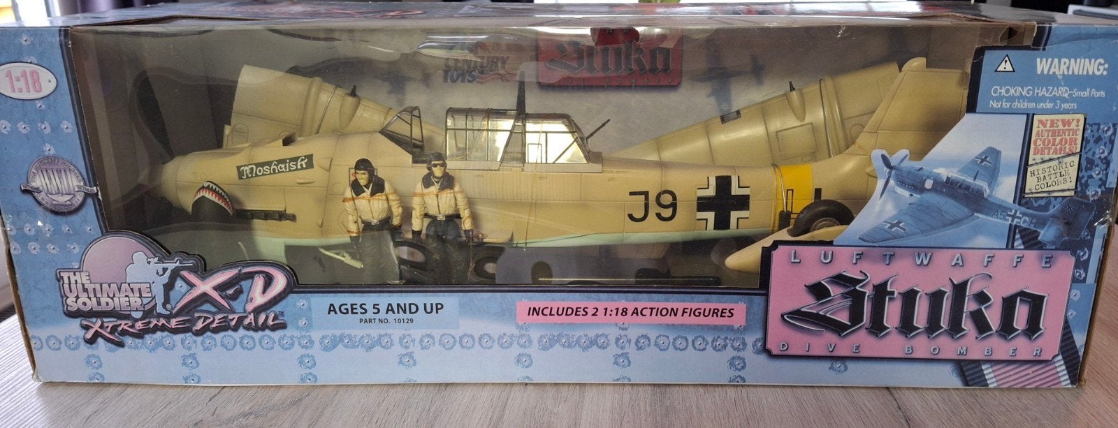 Box Luftwaffe Stuka 1:18 Dive Bomber Moshaik nieuw WO2, Ophalen of Verzenden, Luchtmacht, Kunstobject