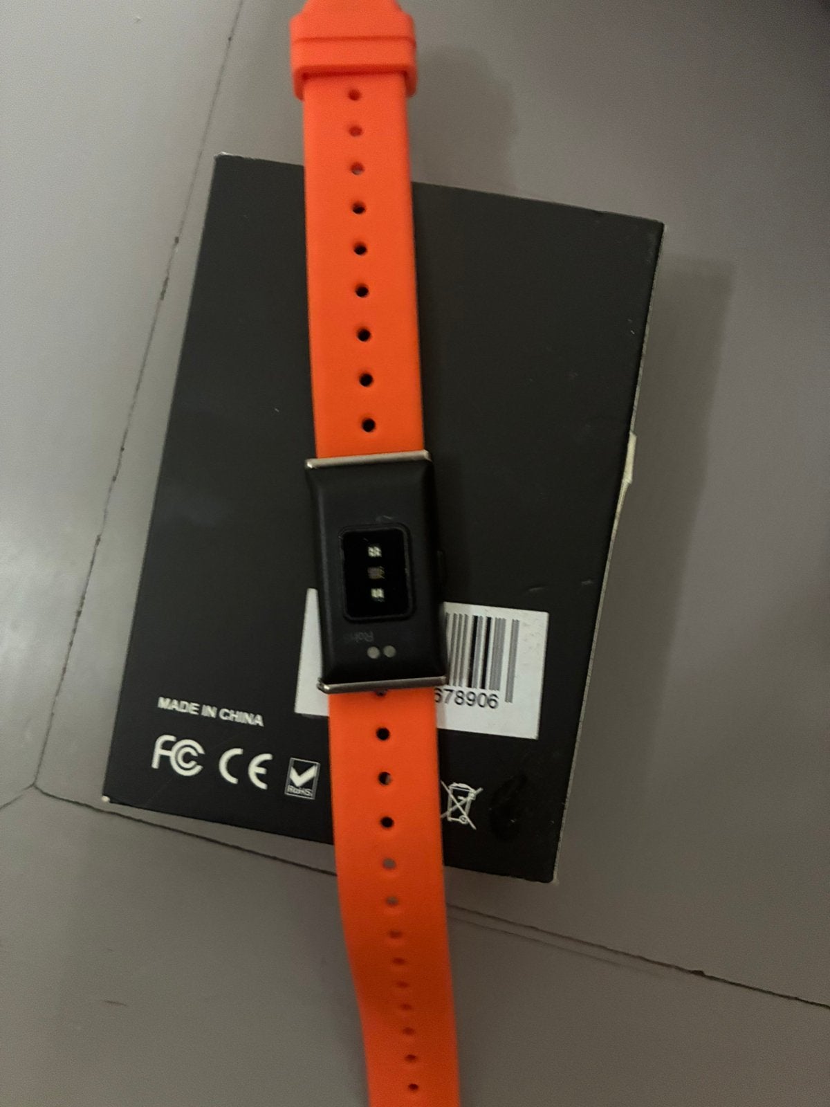 Bracelet connecté (Activity Tracker), Étanche, Comme neuf, Enlèvement, Orange