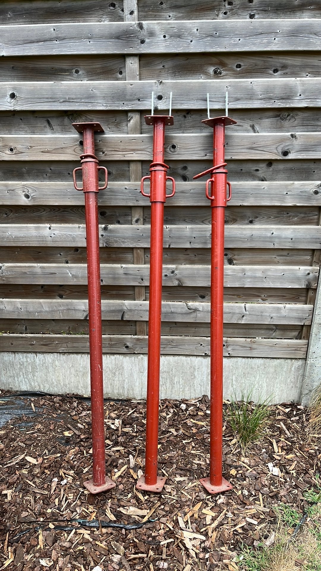 3 schoren 160-290 cm regelbaar, Doe-het-zelf en Bouw, Ophalen, Zo goed als nieuw