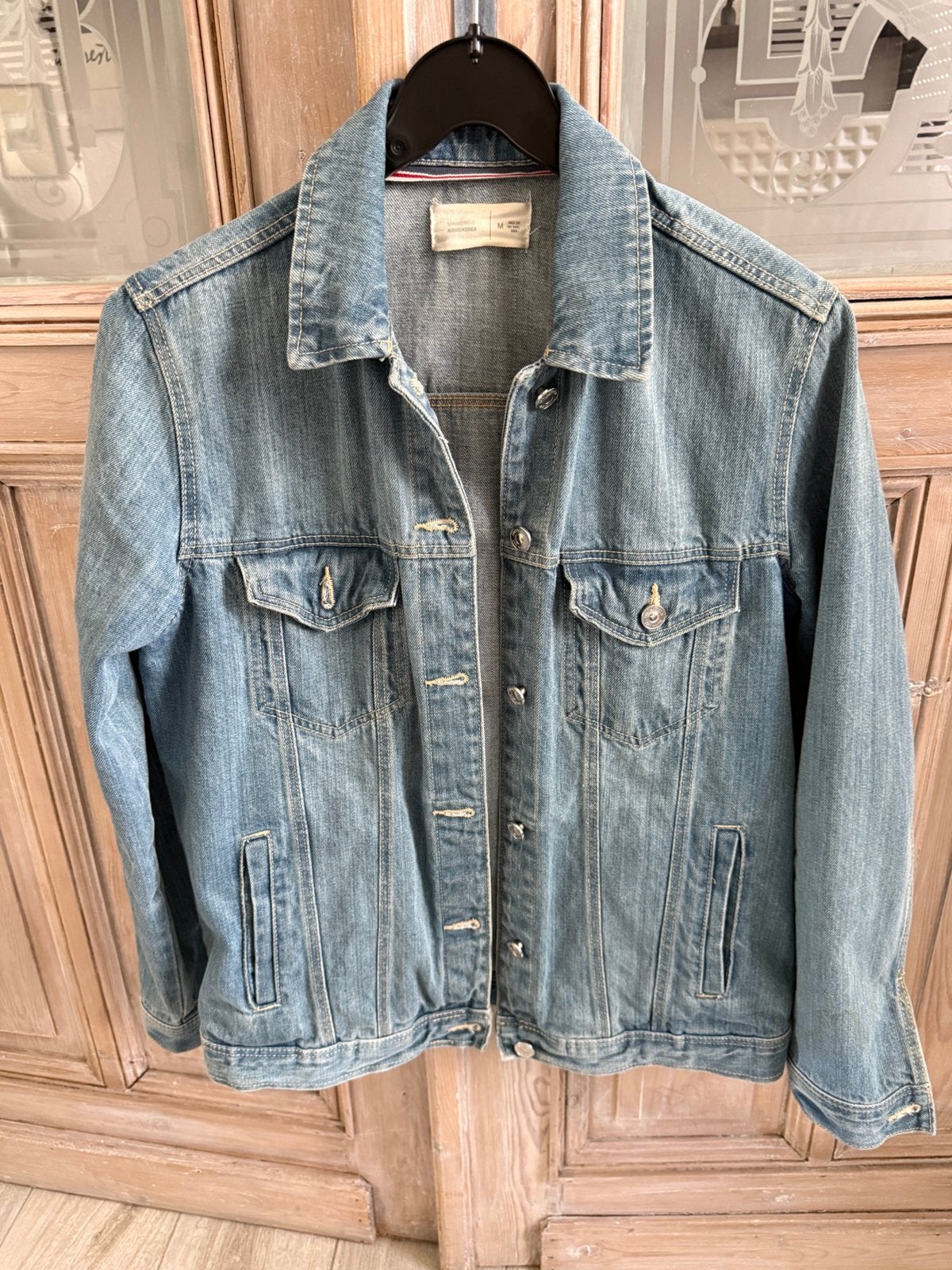 Jeansjas van het merk “springfield”, Vêtements | Femmes, Vestes | Été, Enlèvement, Comme neuf, Taille 38/40 (M)