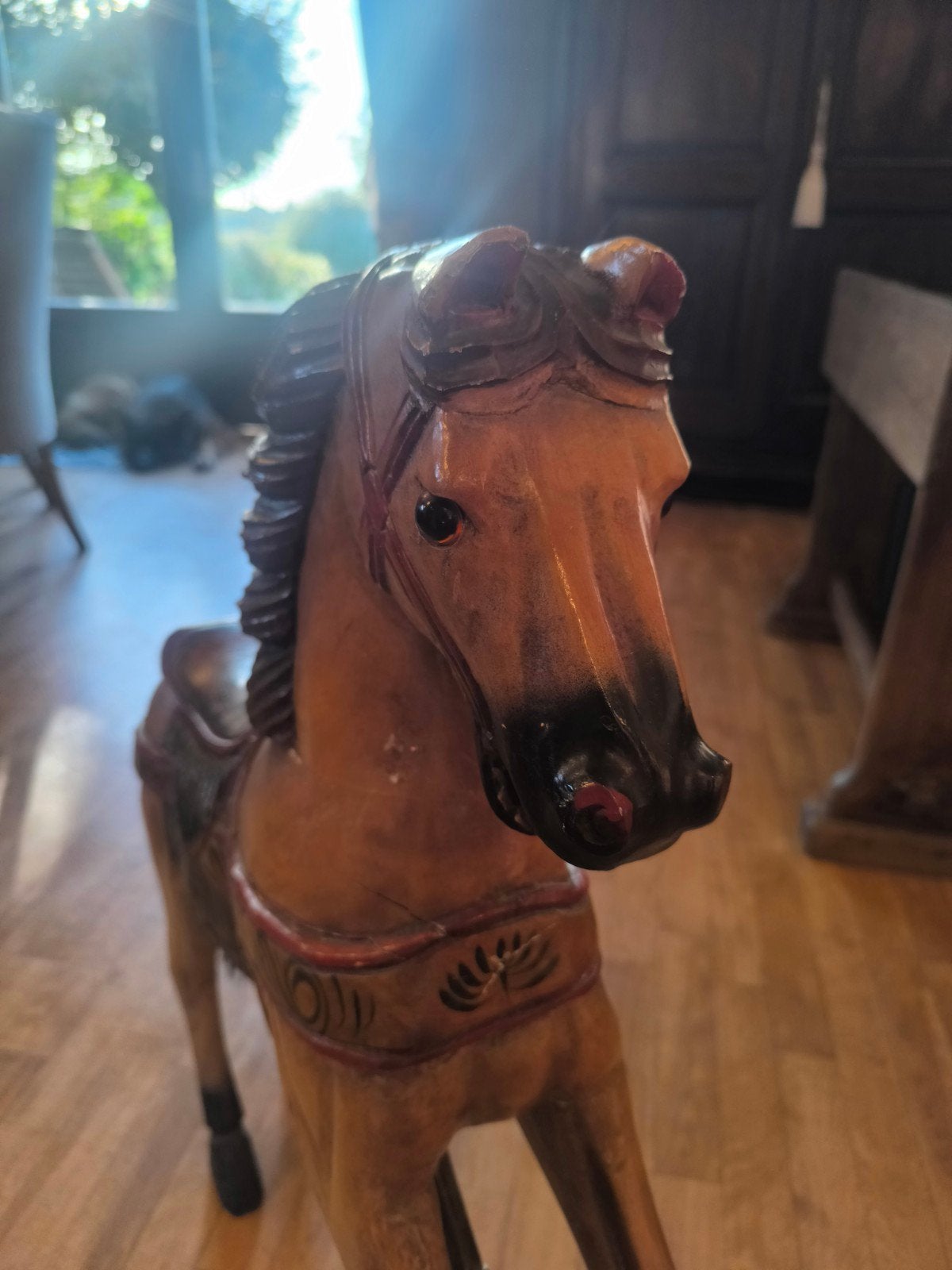 vieux cheval en bois, Antiek en Kunst, Antiek | Speelgoed