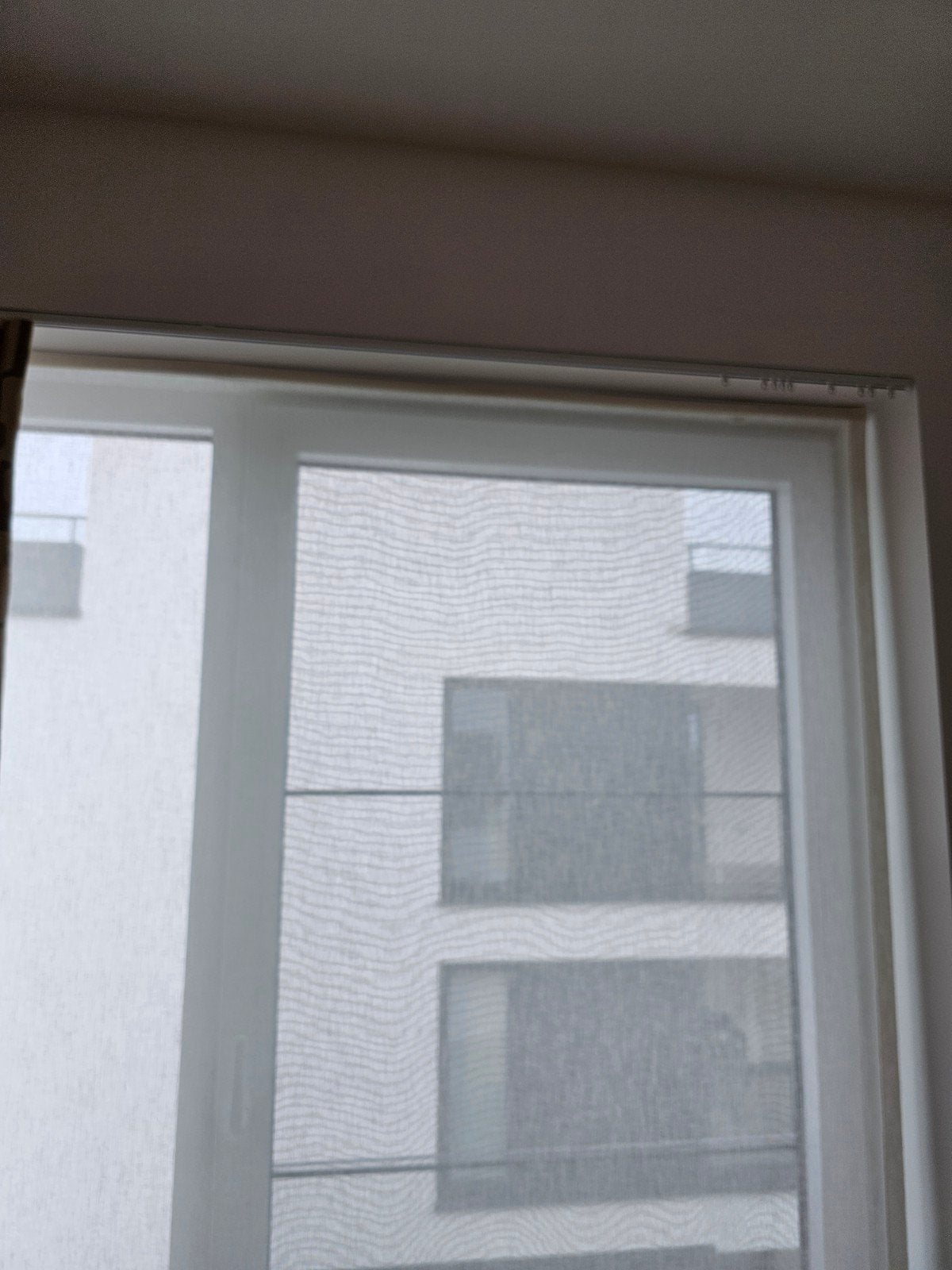 glasgordijn met alle toebehoren, Huis en Inrichting, Ophalen, Inclusief montageonderdelen, 184 cm, Zo goed als nieuw