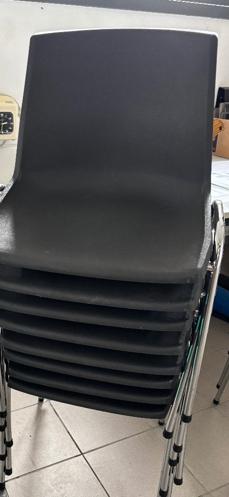 Chaises, Maison & Meubles, Chaises, Synthétique, Enlèvement, Noir, Cinq, Six Chaises ou plus