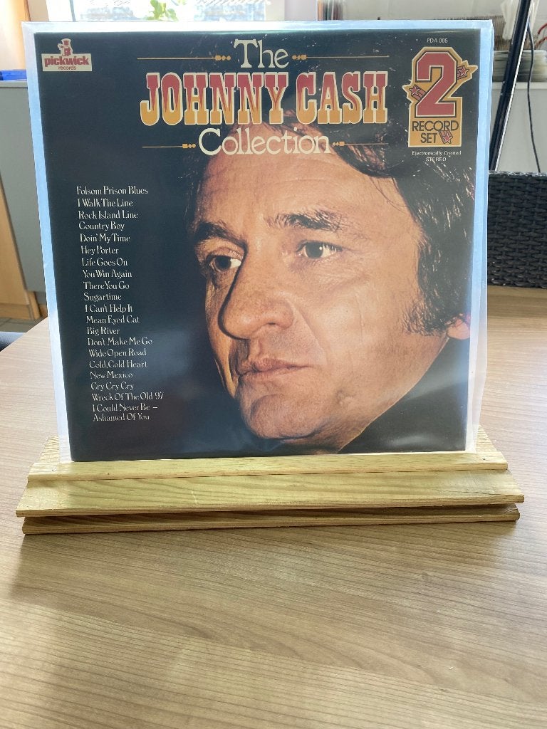 Lp dubbel Johnny cash, Cd's en Dvd's, Ophalen, LP, Gebruikt, Fotohoes