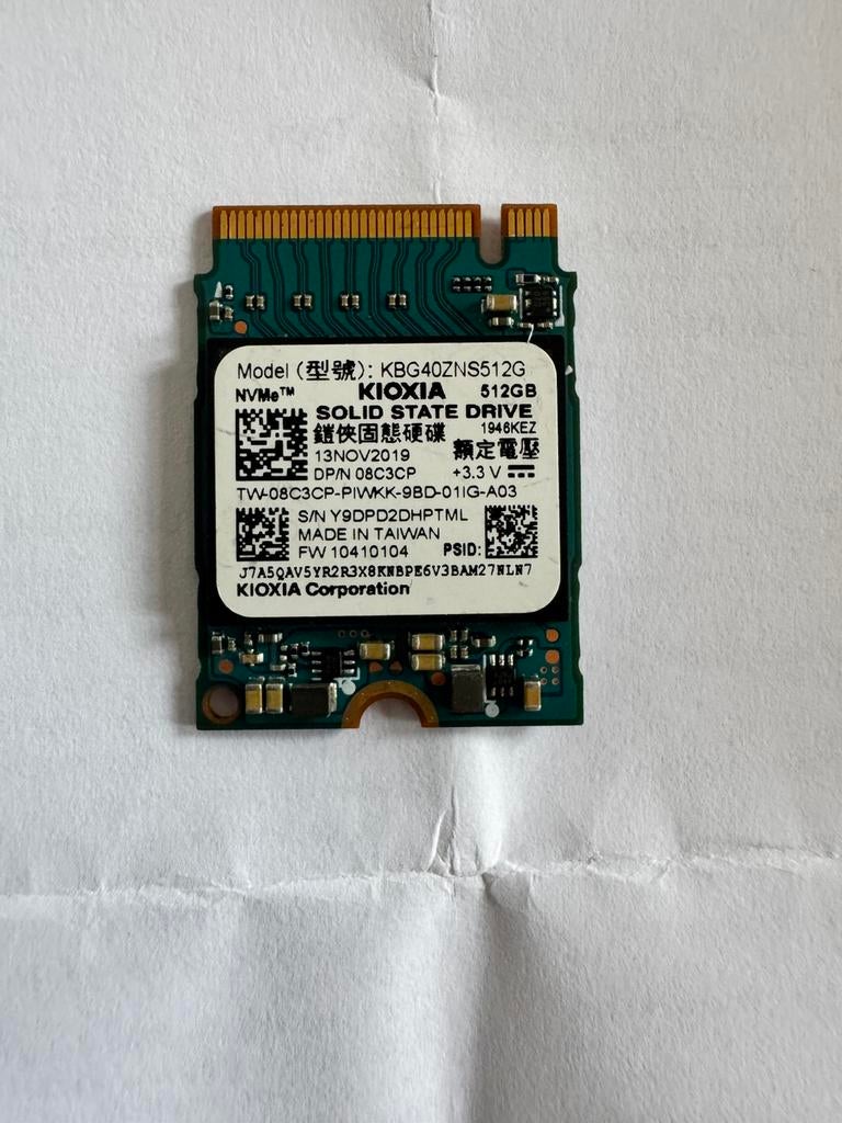 SSD 512GB, Ophalen, Zo goed als nieuw