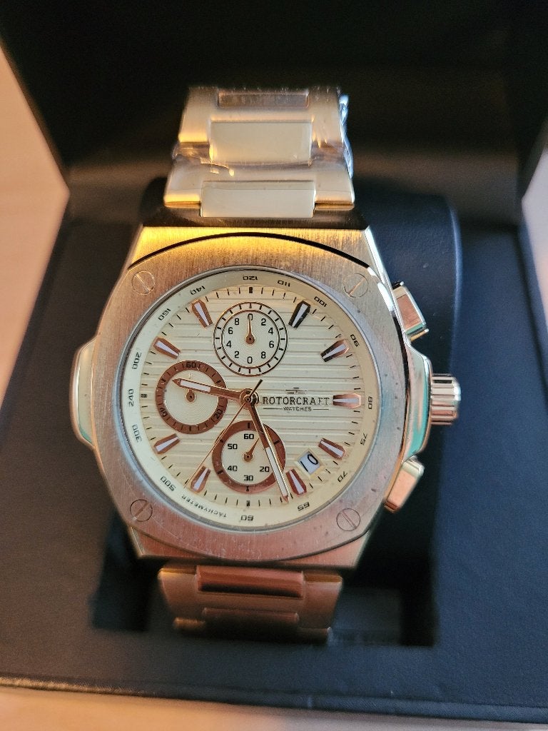 Rotorcraft Arcane Sport Chrono RC5005 t.w.v € 549-,, Ophalen of Verzenden, Waterdicht, Nieuw, Geel