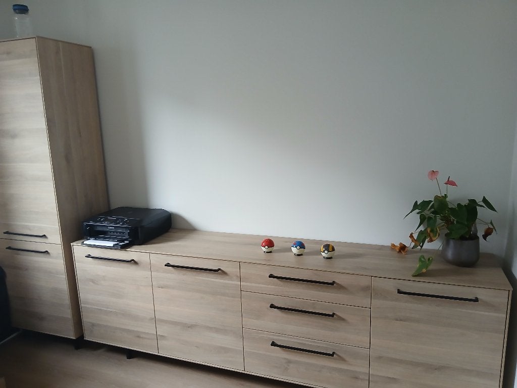 Dressoir en hoge kast, Avec porte(s), 25 à 50 cm, 200 cm ou plus, Comme neuf
