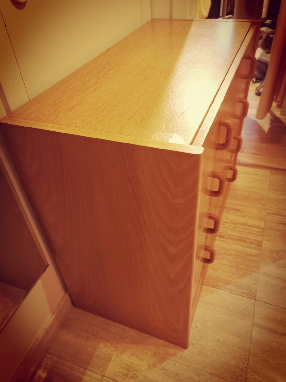Commode bois 4 tiroirs, Maison & Meubles, Enlèvement, Chêne