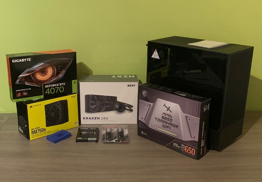 Krachtige Gaming PC RTX 4070 | 7800X3D | 32GB DDR5 | 2TB SSD, Computers en Software, Ophalen, Zo goed als nieuw
