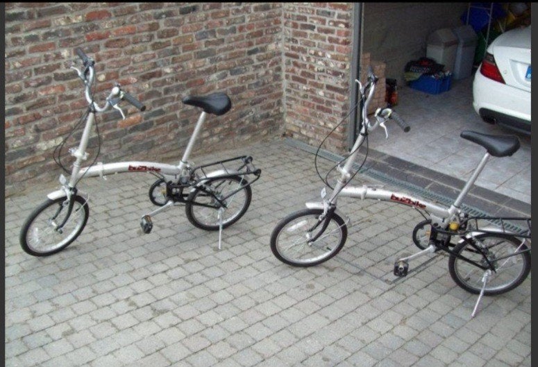 Deux mini-vélos pliables, Enlèvement, Vitesses