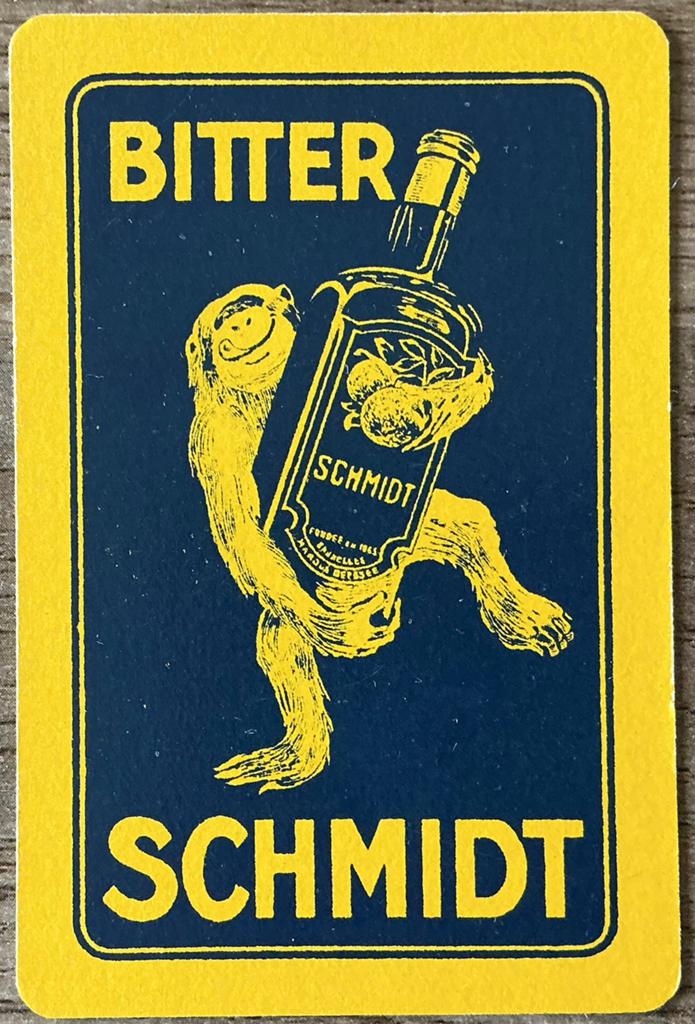Speelkaart SCHMIDT BITTER, Verzamelen, Speelkaarten, Jokers en Kwartetten, Ophalen of Verzenden, Zo goed als nieuw, Speelkaart(en)