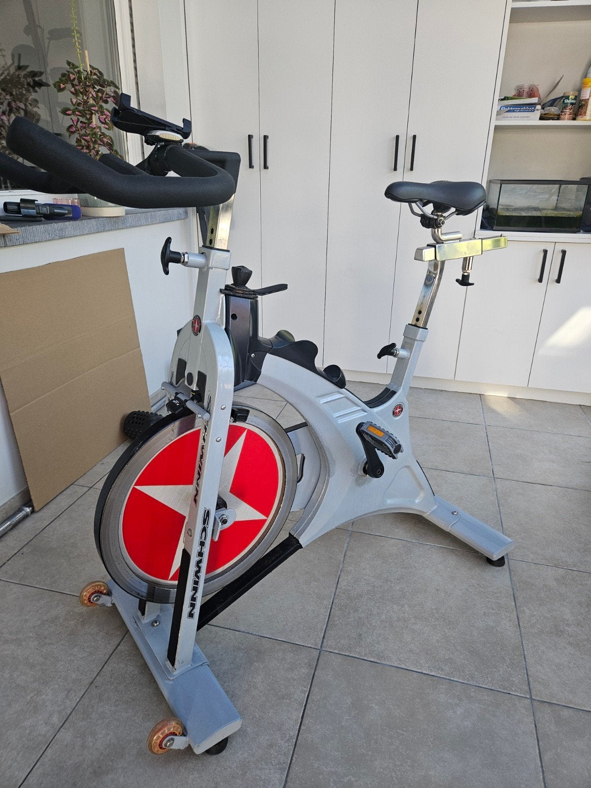 Schwinn spinningfiets, Sport en Fitness, Ophalen, Gebruikt, Benen, Spinningfiets