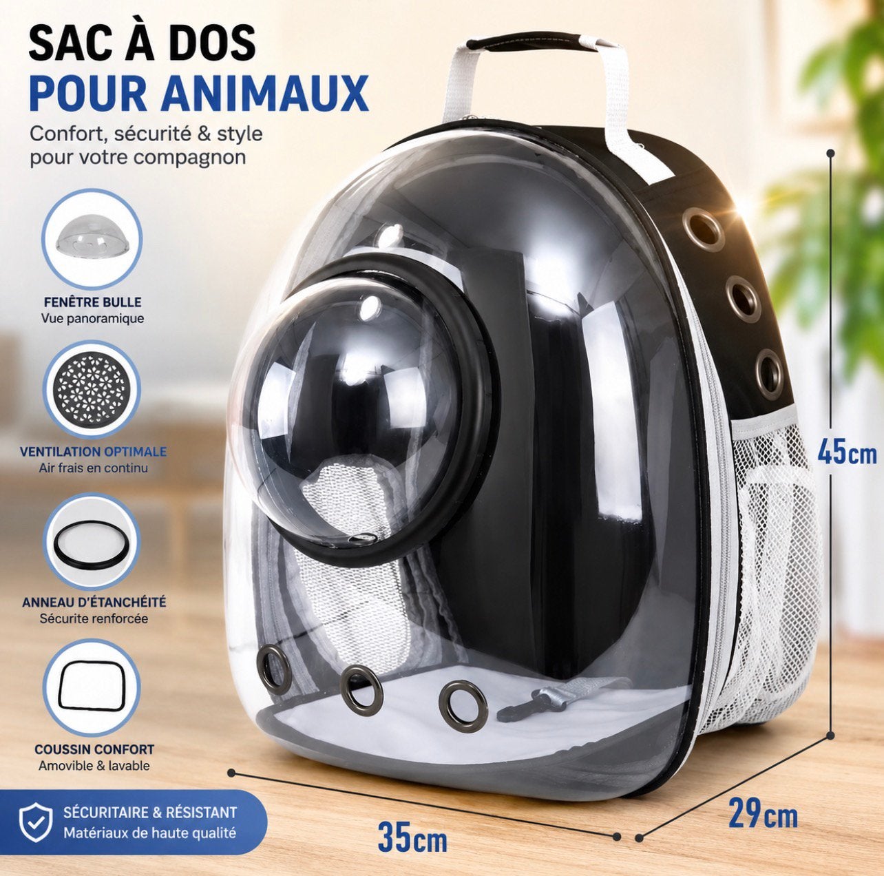 Sac de transport pour animal de compagnie, Enlèvement, Neuf