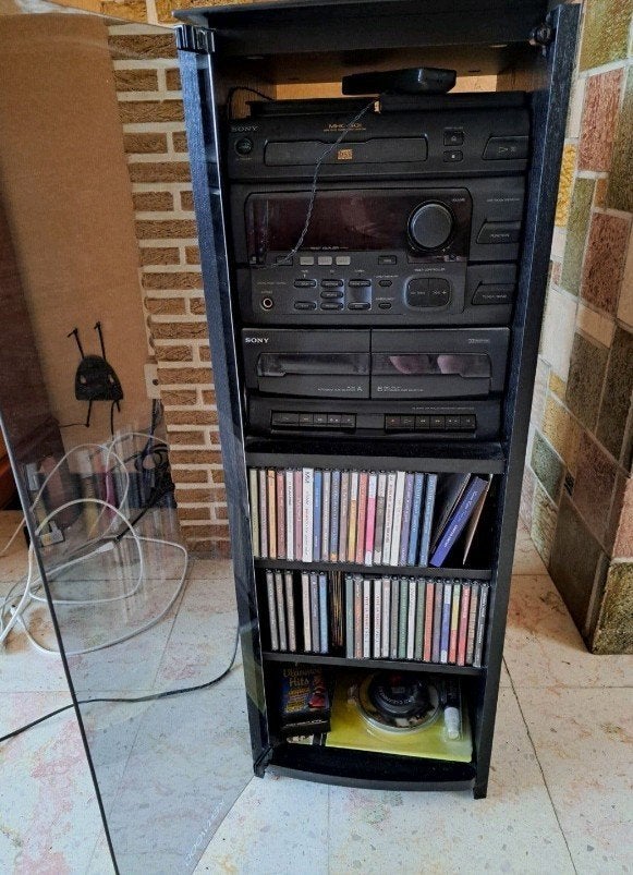 🟡 🎼 origineel voor grip Sony MHC-501 compleet + zwarte beh, Ophalen, Gebruikt, Overige typen