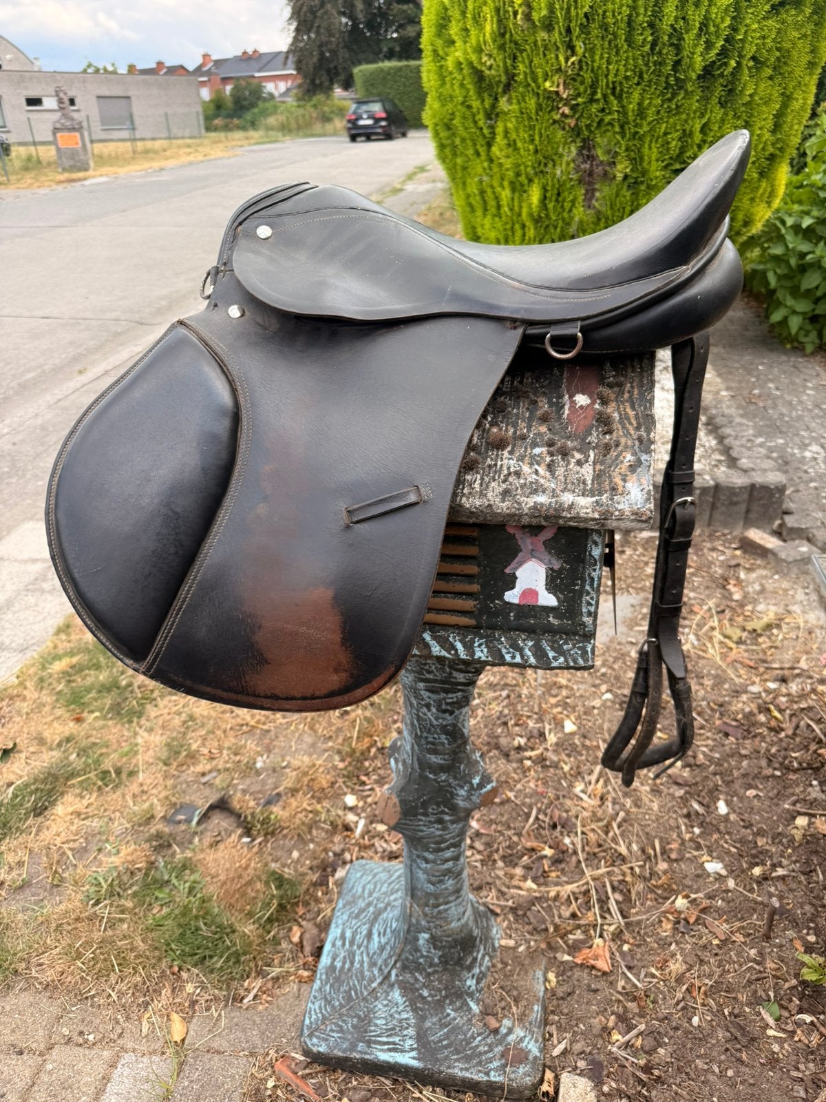 Ponyzadel incl. staartriem te koop, Ophalen, Gebruikt, Recreatie
